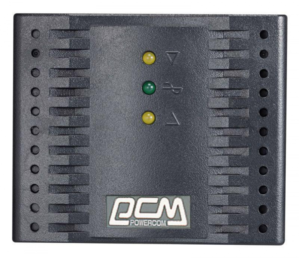 808561 Стабилизатор напряжения TCA-2000 1000Вт 2000В.А черн. POWERCOM 