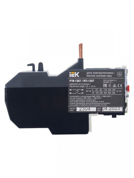 DRT10-D016-D025 Реле тепл. РТИ 1307 1.6-2.5А KARAT IEK 