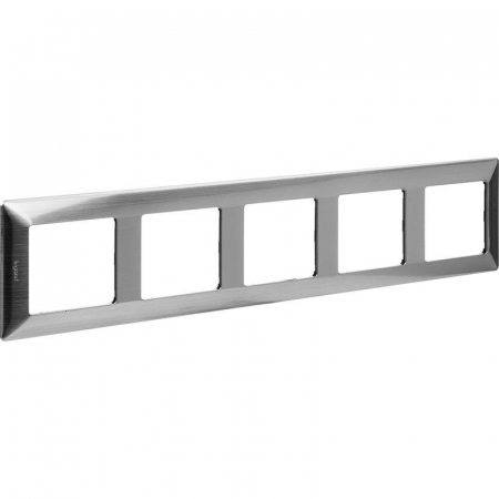 754155 Рамка 5-м Valena Life универсальная сталь Leg 