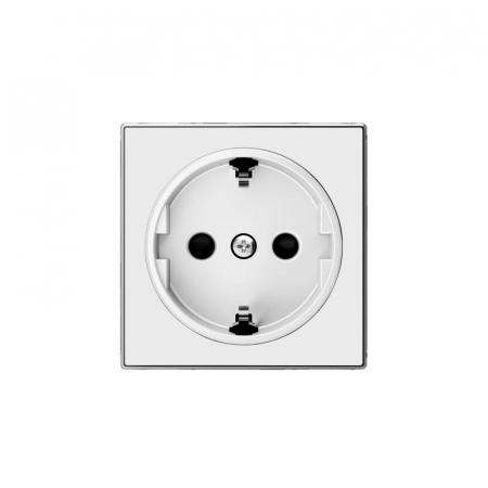 2CLA858800A1101 Накладка 1-м ОП Sky 16А IP20 для розетки Schuko альп. бел. ABB 