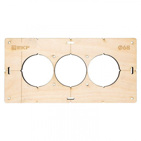 sh-d68-k Комплект шаблонов для подрозетников d68мм Expert EKF 