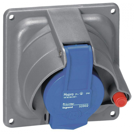 052004 Розетка встраиваемая Hypra 16А 230В 3К+Н+З IP44 Leg 
