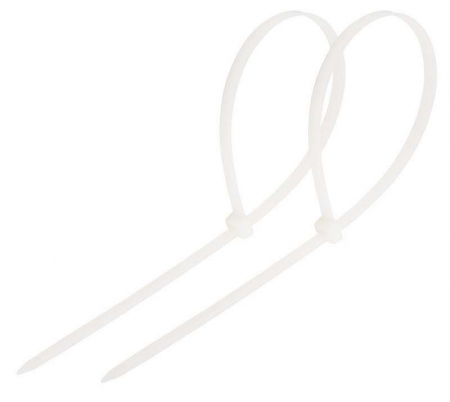 07-0250 Хомут кабельный 3.6х250 нейл. бел. (уп.100шт) Rexant 