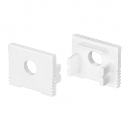 037538 Заглушка SL-SLIM-H13M WHITE с отверстием пластик Arlight 