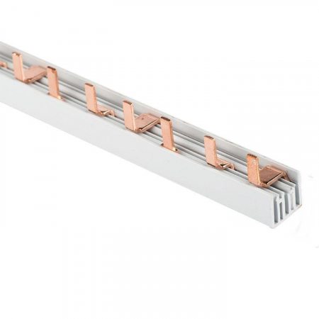pin-03-63 Шина соединительная PIN 3ф 63А мед. изол. 54мод (дл.1м) EKF 