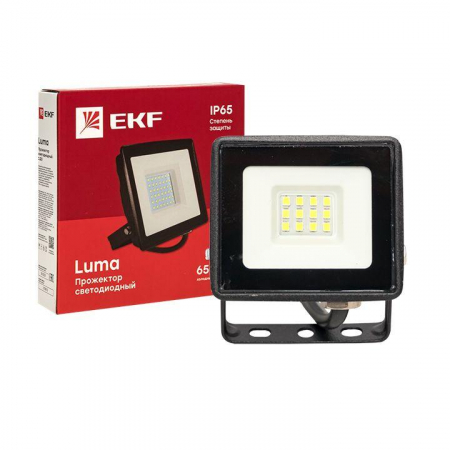 FLL-3001-10-6500 Прожектор светодиодный СДО-3001 10Вт 6500К IP65 Basic EKF 