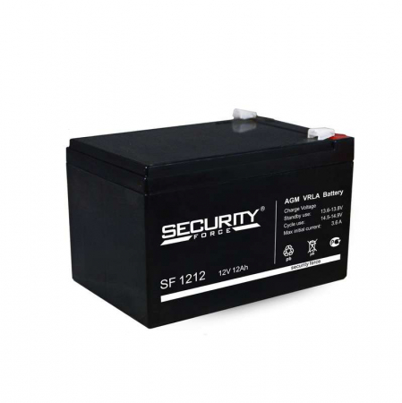 SF 1212 Аккумулятор ОПС 12В 12А.ч  Security Force 4614030010001