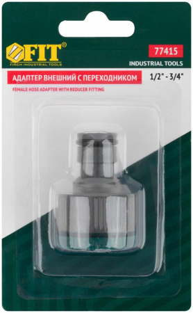 77415 Адаптер внешний пластиковый 1/2дюйм-3/4дюйм FIT 