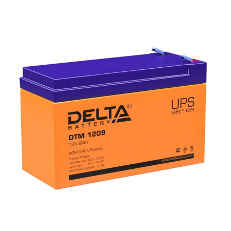 DTM 1209 Аккумулятор UPS 12В 9А.ч  Delta 4614010050010