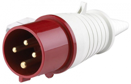 26006DEK Вилка переносная 025 32А 3P+PE+N 380В IP44 ВП-102 DEKraft 