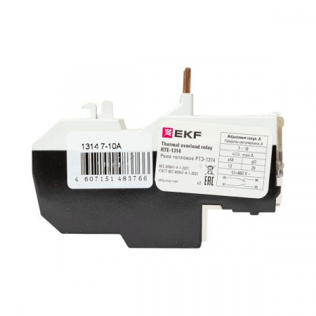 rel-1314-7-10 Реле тепл. РТЭ 1314 7-10А EKF 