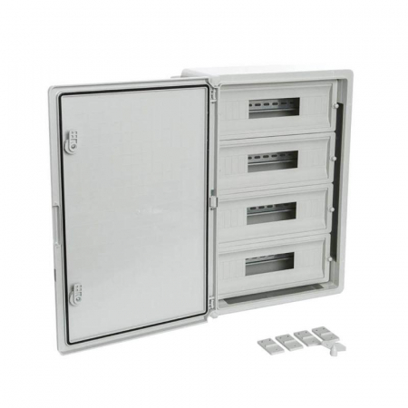 PR08.26501 Корпус пластиковый распределительный ЩРН-60 IP65 сер. дверь 600х400х200 Промрукав 