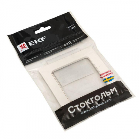 EXM-G-302-10 Рамка 1-м Стокгольм бел. PROxima EKF 