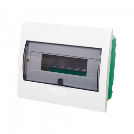 EZ9E112S2FRU Бокс встраиваемый СП City9 Box 1 ряд 12мод. с прозр. дверцей SE 