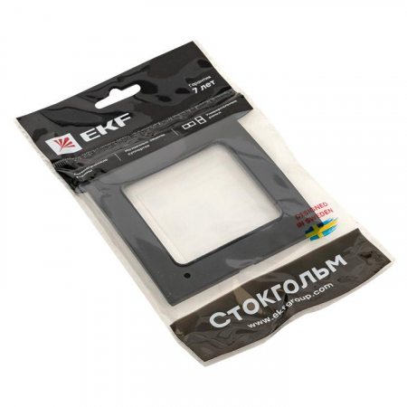 EXM-G-302-30 Рамка 1-м Стокгольм черн. PROxima EKF 