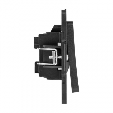 EZV10-025-10 Переключатель проходной 1-кл. Стокгольм 10А механизм черн. PROxima EKF 