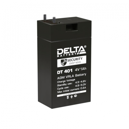 DT 401 Аккумулятор ОПС 4В 1А.ч для фонарей ТРОФИ  Delta 4614010040020