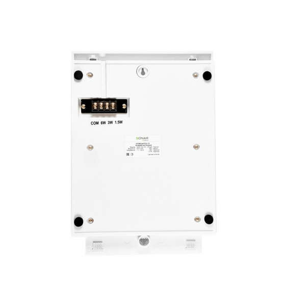 Rbz-361112 Громкоговоритель трансляционный настенный SWS-106-103 100В 6/3/1.5Вт 180Гц-15кГц звуков. давл. 90±3дБ чувствит. 90±3дБ 296х200х84мм 0.88кг ABS-пластик винтов. клеммы до 2х1.5мм SONAR 