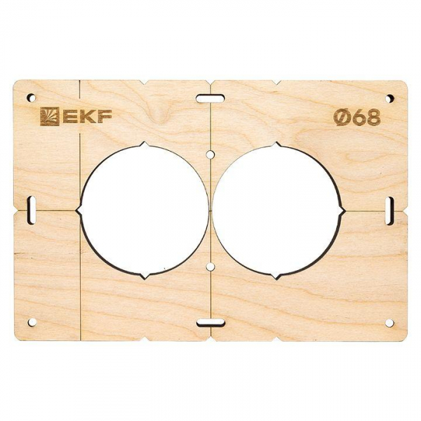 sh-d68-k Комплект шаблонов для подрозетников d68мм Expert EKF 