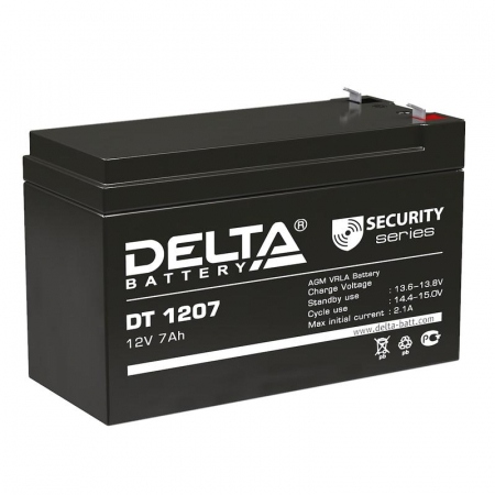 DT 1207 Аккумулятор ОПС 12В 7А.ч  Delta 4614010040008