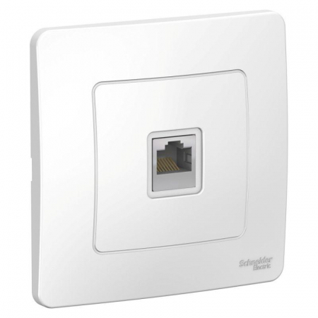 BLNIS045001 Розетка компьютерная 1-м СП Blanca RJ45 кат.5E бел. SE 