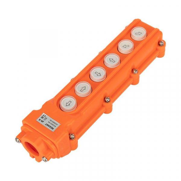 36-9212 Пульт кнопочный ПК-6 на 6 кнопок IP54 Rexant 