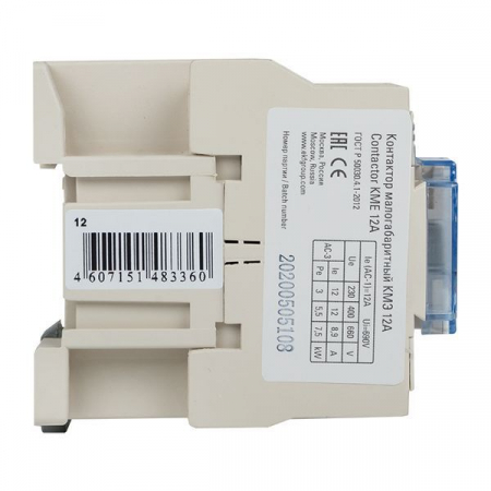 ctr-s-12-220 Контактор КМЭ 12А кат. 220В AC 1НО EKF 
