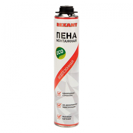 89-0903 Пена монтажная всесезонная для пистолета 40л eco Rexant 