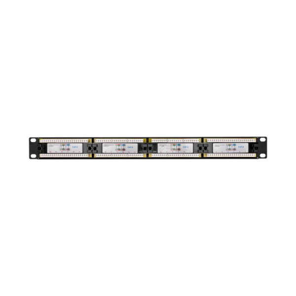 02-0234 Панель коммутационная 19дюйм 1U 24 порта UTP RJ-45 кат.6 PRO Rexant 