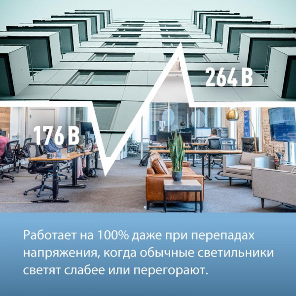 KOC_DVO36W4K_OP Светильник светодиодный 36Вт 4000К 176-264В 595х595х18 ДВО универс. опал панель КОСМОС 