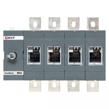 tb-s-800-4p Рубильник 4п 800А без рукоятки управления TwinBlock EKF 