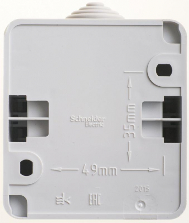 BA10-042C Выключатель 2-кл. ОП Этюд 10А IP44 10AX сер. SE 