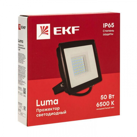 FLL-3002-20-6500 Прожектор светодиодный СДО-3002 20Вт 6500К IP65 Basic EKF 