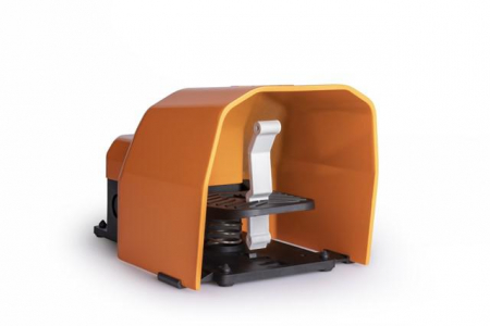PDKS11BX10T Педаль с защитной крышкой (1НО+1НЗ) оранж. EMAS 