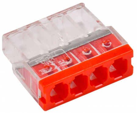 UKZ30-204-004 Клемма строительно-монтажная СМК 772-204 (уп.4шт) IEK 