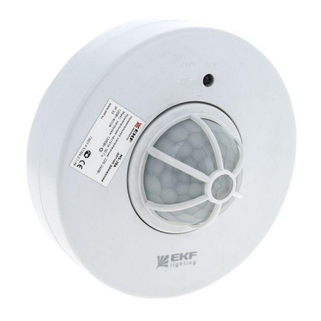 dd-ms-28A Датчик движения MS-28A (ДД) потолоч. 1200Вт 360град. до 6м IP20 EKF 