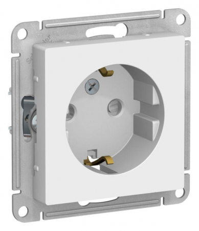 ATN001345 Розетка AtlasDesign 16А с заземл. защ. шторки механизм лотос SE 