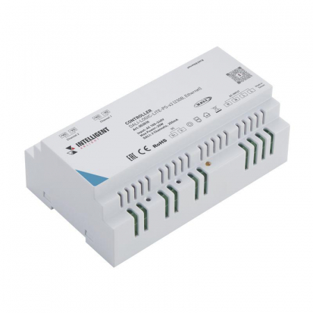 053510 Контроллер DALI-LOGIC-LITE-PS-x2 230В Ethernet IP20 пластик INTELLIGENT ARLIGHT 