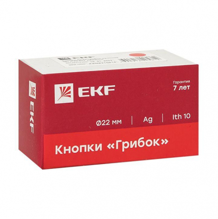 xb2-bs542-65 Кнопка "Грибок" BS542 NC IP65 поворотн. красн. PROxima EKF 