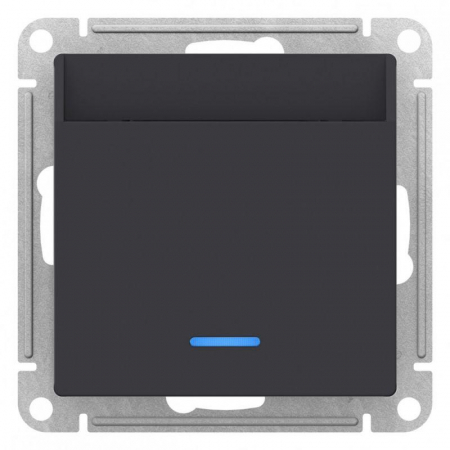 ATN001067 Выключатель карточный СП AtlasDesign 10А IP20 без задержки времени механизм карбон SE 