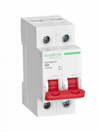 C9S16240 Выключатель нагрузки 2п 40А 400В City9 Set SE 