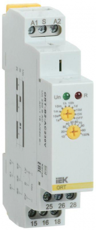 ORT-B2-AC230V Реле задержки выключения ORT 2 контакта 230В AC IEK 