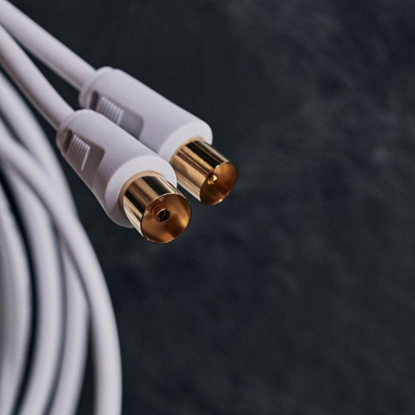 18-0007 Шнур TV Plug - TV Jack 10м бел. Rexant 