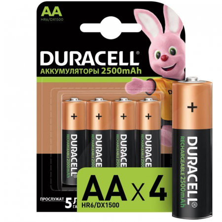 Б0014863 Аккумулятор AA/HR6-4BL 2400мА.ч предзаряжен. (блист.4шт) Duracell 