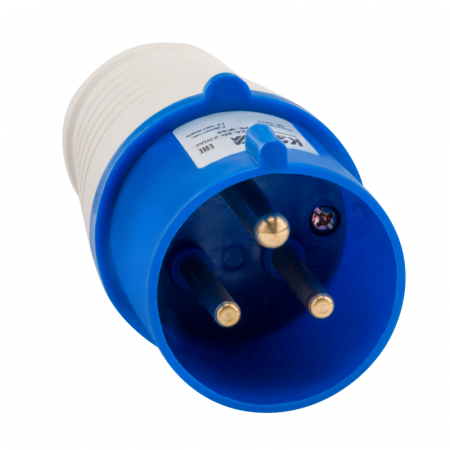 222736 Вилка кабельная 023 32А 220AC 2P+PE 6ч IP44 КЭАЗ 