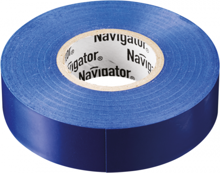 71233 Изолента ПВХ 15мм (рул.10м) син. NIT-B15-10/B Navigator 