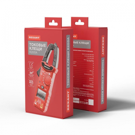13-3201 Клещи токовые R200A Rexant 