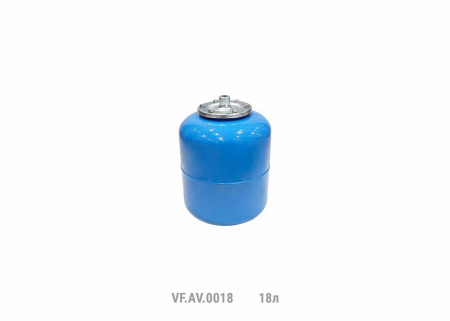 Гидроаккумулятор вертикальный AV 18л (60шт/пал) син. VALFEX VF.AV.0018