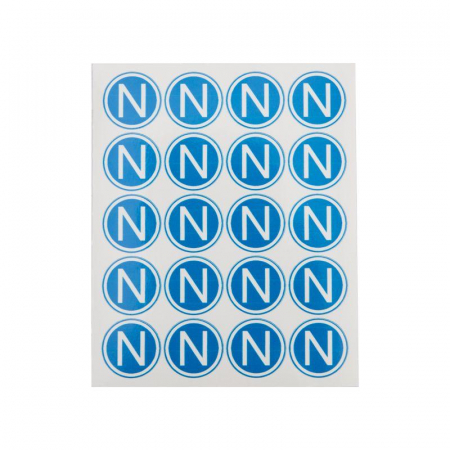 56-0059 Наклейка знак электробезопасности "N" d20мм Rexant 