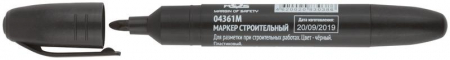 04361М Маркер перманентный строительный черн. MOS 